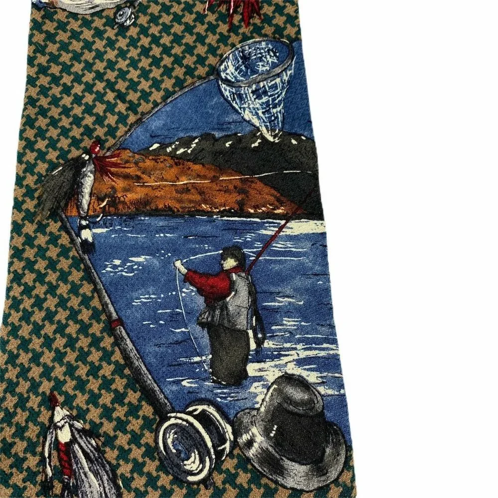 Aldrich Custom Apparel Fly Fishing Silk‎ Mens Tie